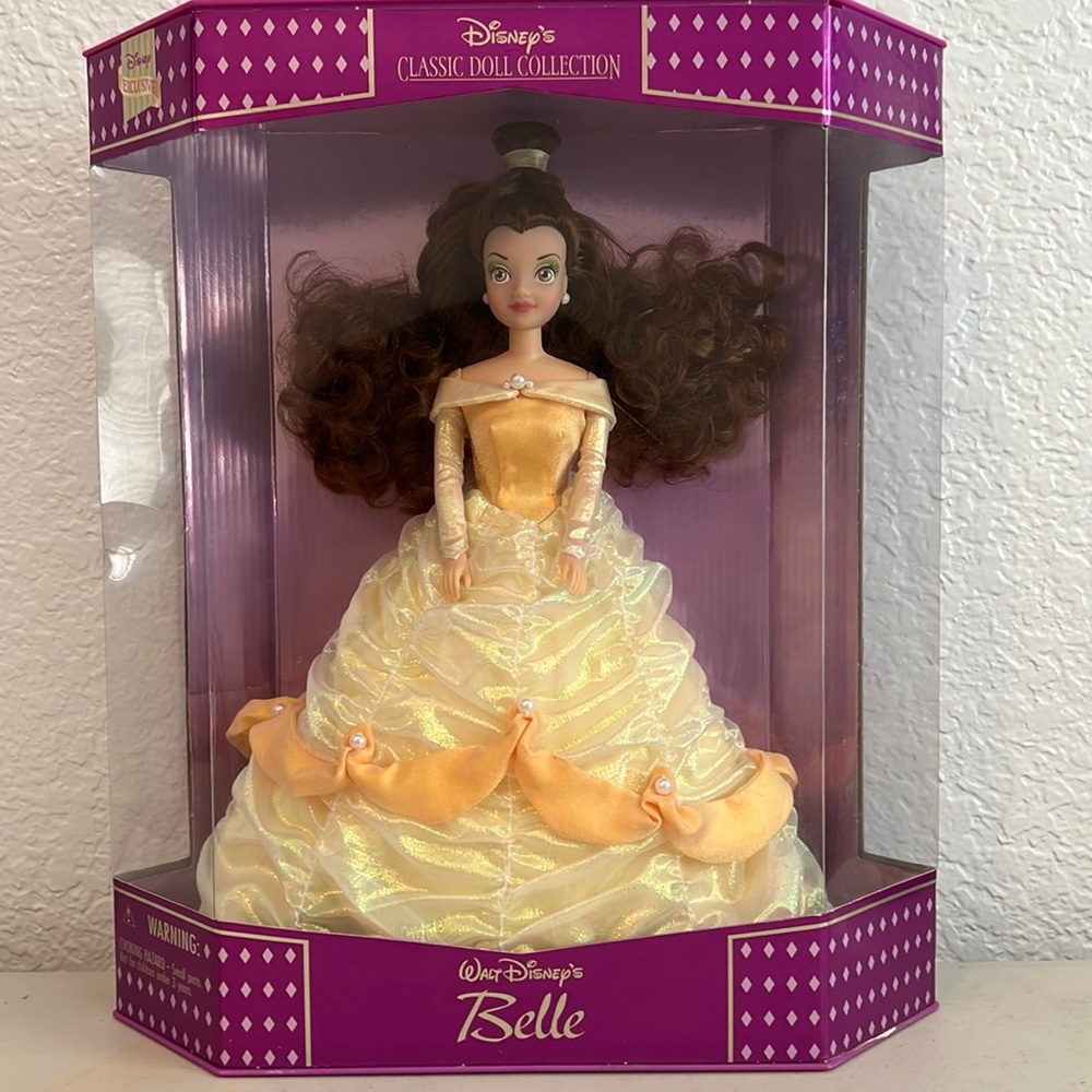 Disney classic doll collection belle Barbie new in box never opened
